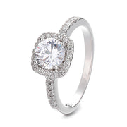 Винтажное серебряное кольцо с Moissanite — камнем декабря, покрытое 925 пробой стерлинговым золотом, украшение на годовщину