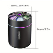 USB Aromatherapy Diffuser Humidifier With Colorful Lights, 6.09oz Capsule