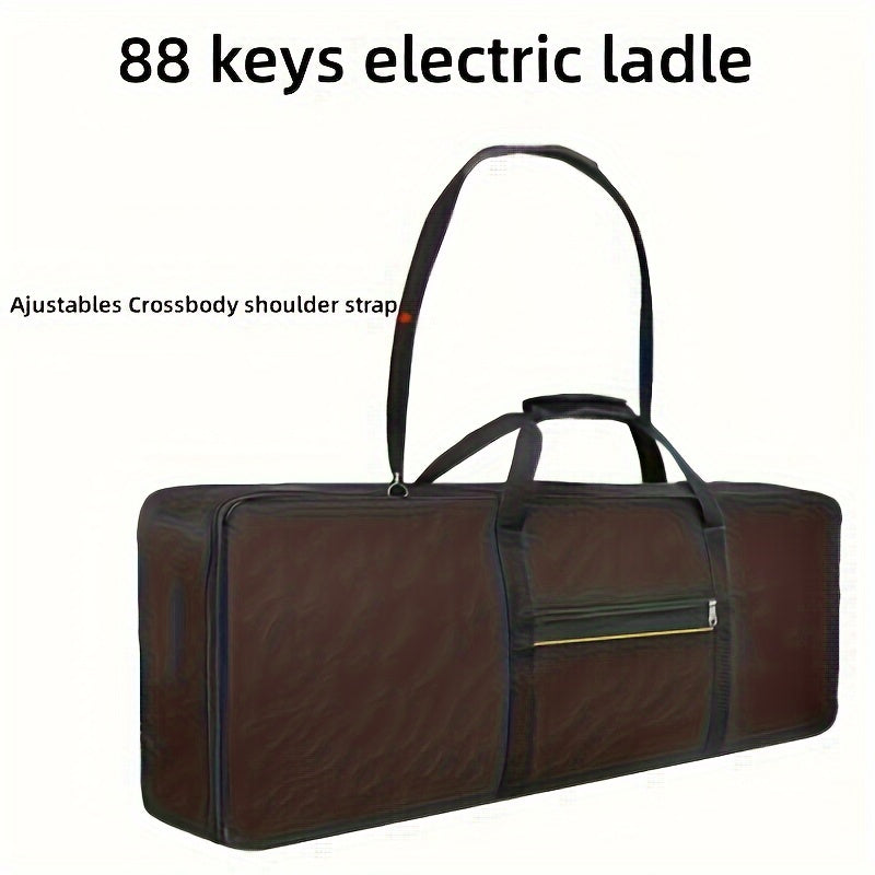 Electric Piano Gig Bag for 61/76/88 Keys Oxford Cloth Double Shoulder Straps