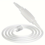 201.17 sm Siphon nasos to'plami uyda pivo tayyorlash uchun: oziq-ovqat darajasidagi plastik siphon quvurlari, shlang va pivo, vino, mead, sidr uchun shaffof oq filtr to'plami.