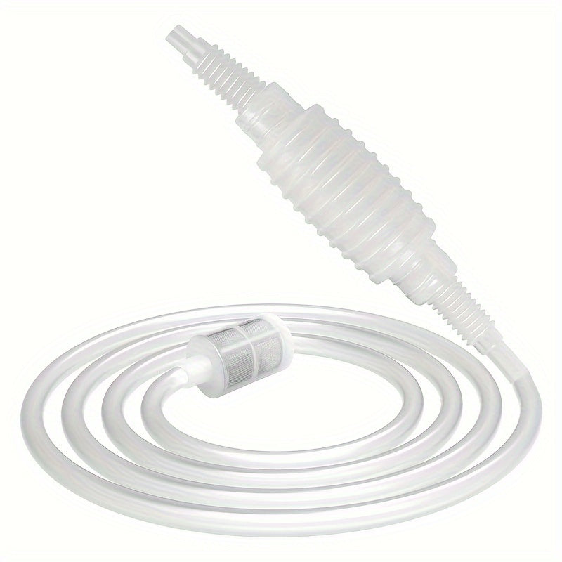 Home Brewing Siphon Kit 201.17cm Food-Grade Plastic Tubes and Filter for Beer Wine