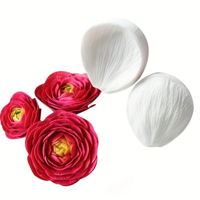 Silicone Mold for Flower Petals for Cake Decorating Chocolate Soap Crafting