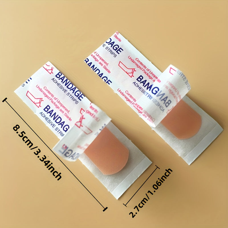 Assorted Breathable Waterproof PE Adhesive Bandages for Minor Cuts and Scrapes 20 or 50 Pack