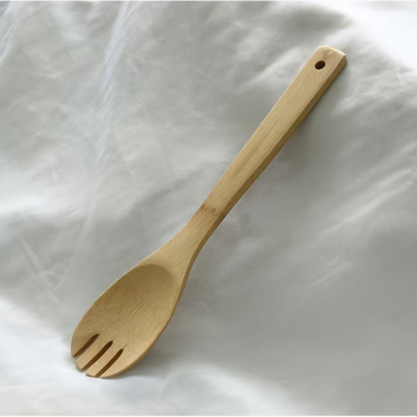 Bamboo Wood Spatula Non-Stick Cooking Kitchen Utensil