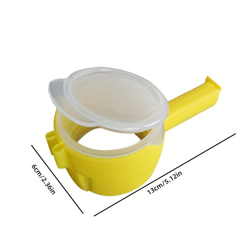 Multi-Purpose Food Sealing Clip with Pour Spout for Snacks and Storage