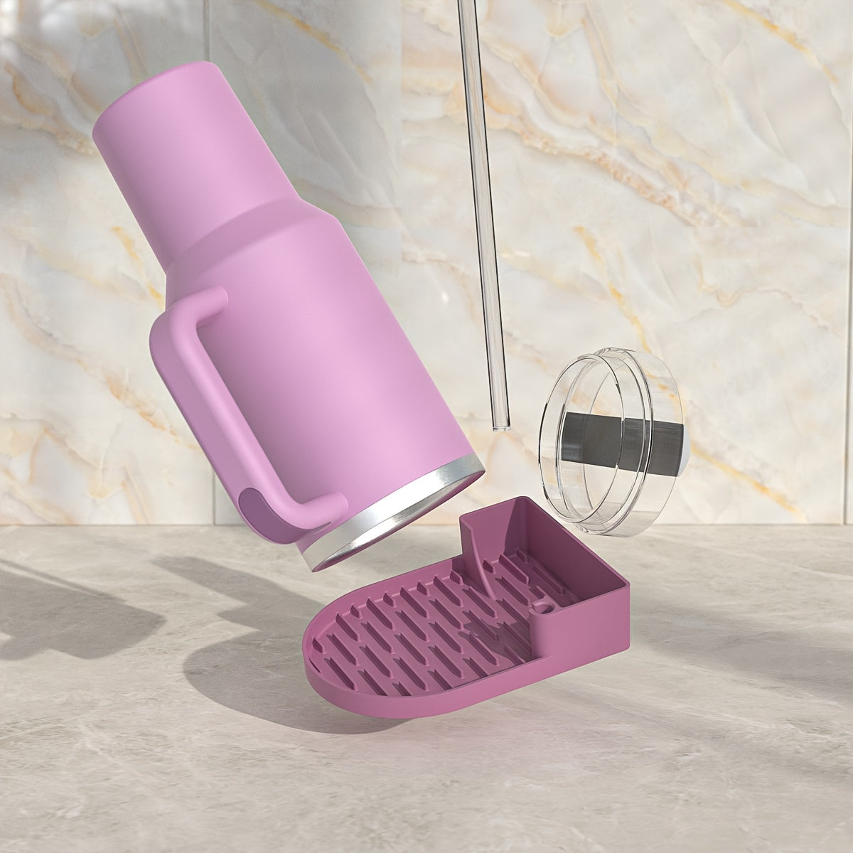 Silicone Kitchen Drain Rack for Draining Bottles Glasses and Cups Durable and Easy to Clean