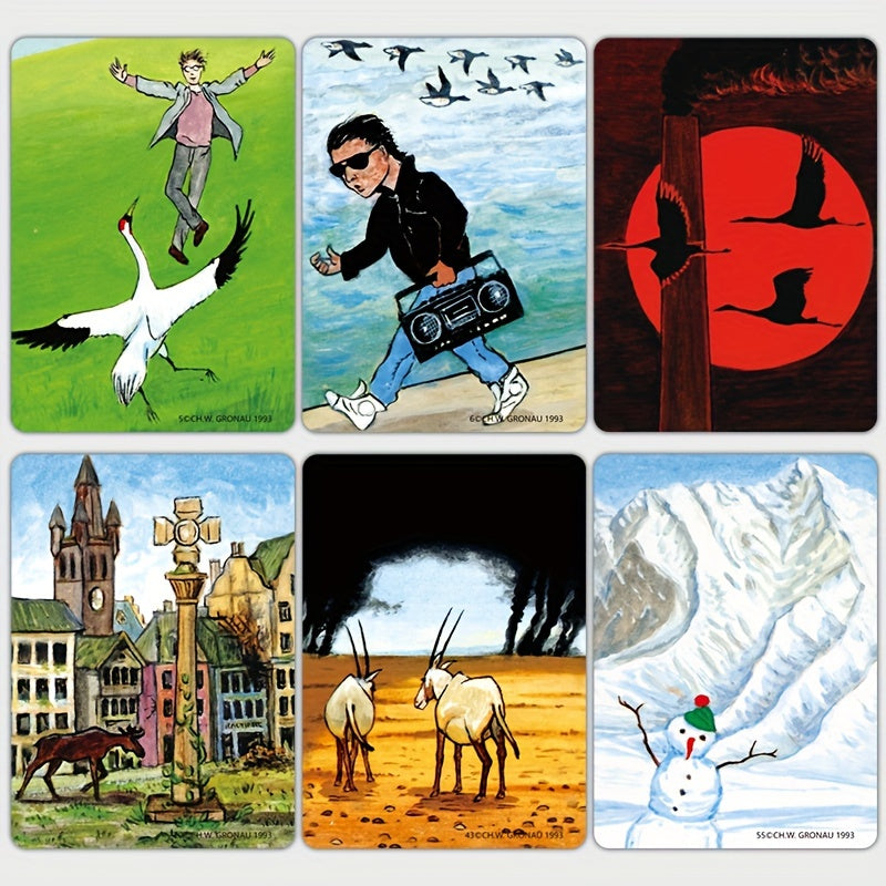 KEPNOY Habitat I Qog'oz O'yini - Shifobaxshlik, Psixologiya va Partiya Qiziqishi uchun Noqonuniy Proyeksiya va Aql Xarita Qutisi - Qog'oz Material, Aralash Ranglar, Yangilik Taxtasi O'yini.