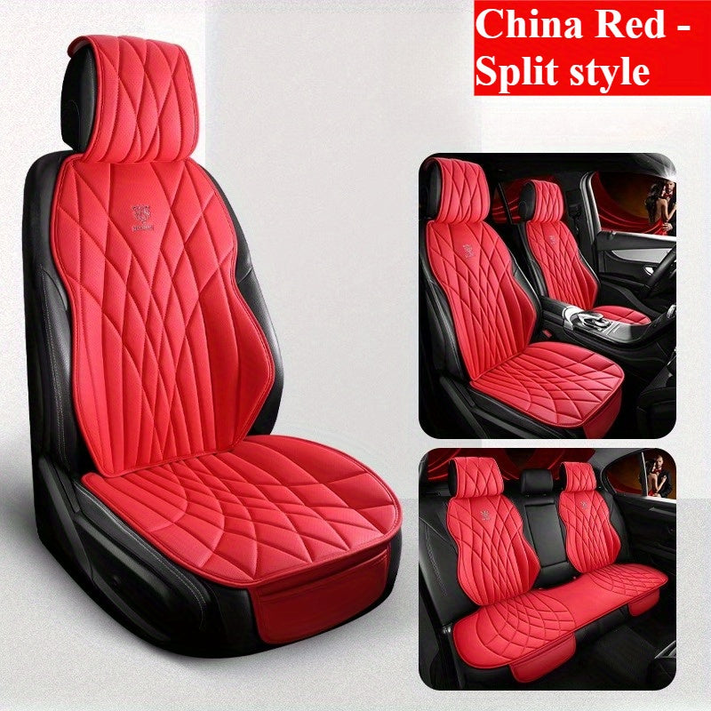 Universal fit uchun avtomobil o'rindiq yostiqchasi, barcha mavsumlar uchun, yarim paket, kulrang