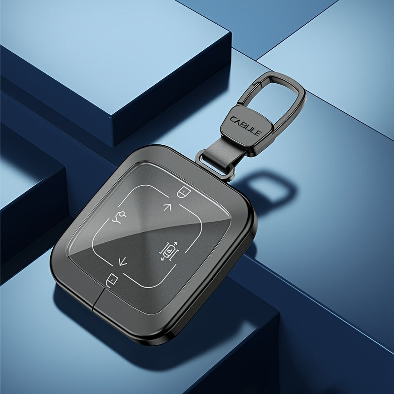 Estuche para llave de coche de aleación de aluminio CNC, ligero y duradero, protección total