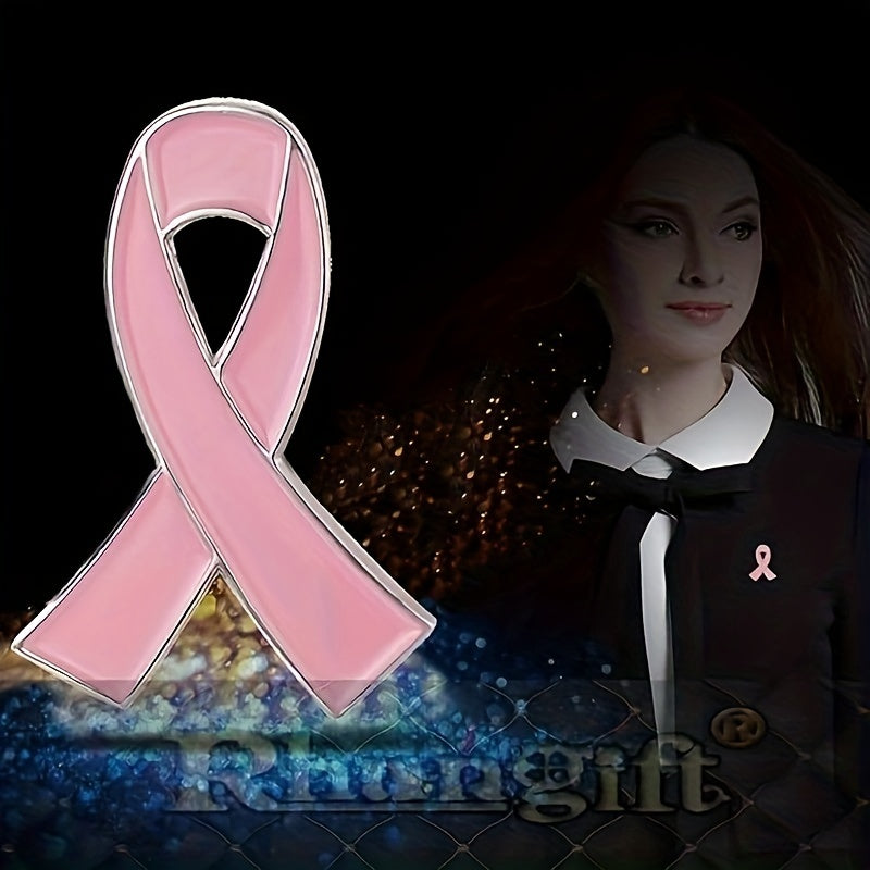 Pink Ribbon Awareness Lapel Pins for Charity Fundraising Survivor Recognition 6/12 Pack