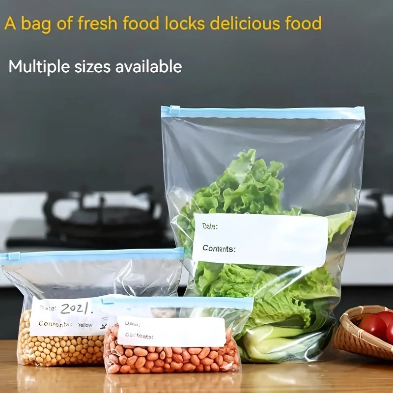 PE materialidan tayyorlangan vakuum yopishqoq paketlar, oziq-ovqatni saqlash uchun ideal. O'z-o'zini yopadigan, shaffof dizayn, oshxona tartibini samarali qilish uchun. Kolbasa, sabzavotlar va boshqalar uchun mos.