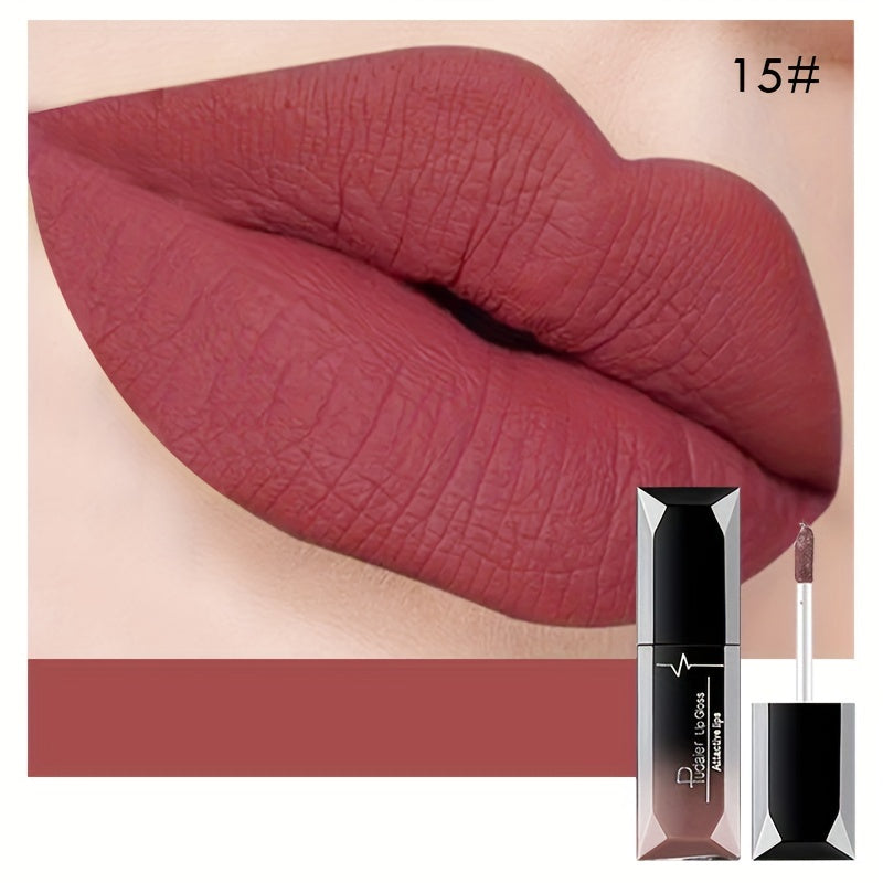 Velvet Matte Liquid Lipstick Long-Lasting Waterproof Berry Nude Tones