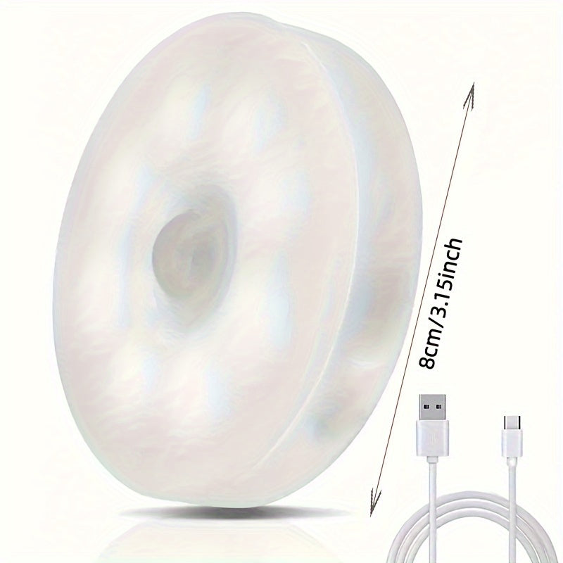 LED Step Lights with Motion Sensor, Adjustable Brightness, Flush Mount, Battery Operated