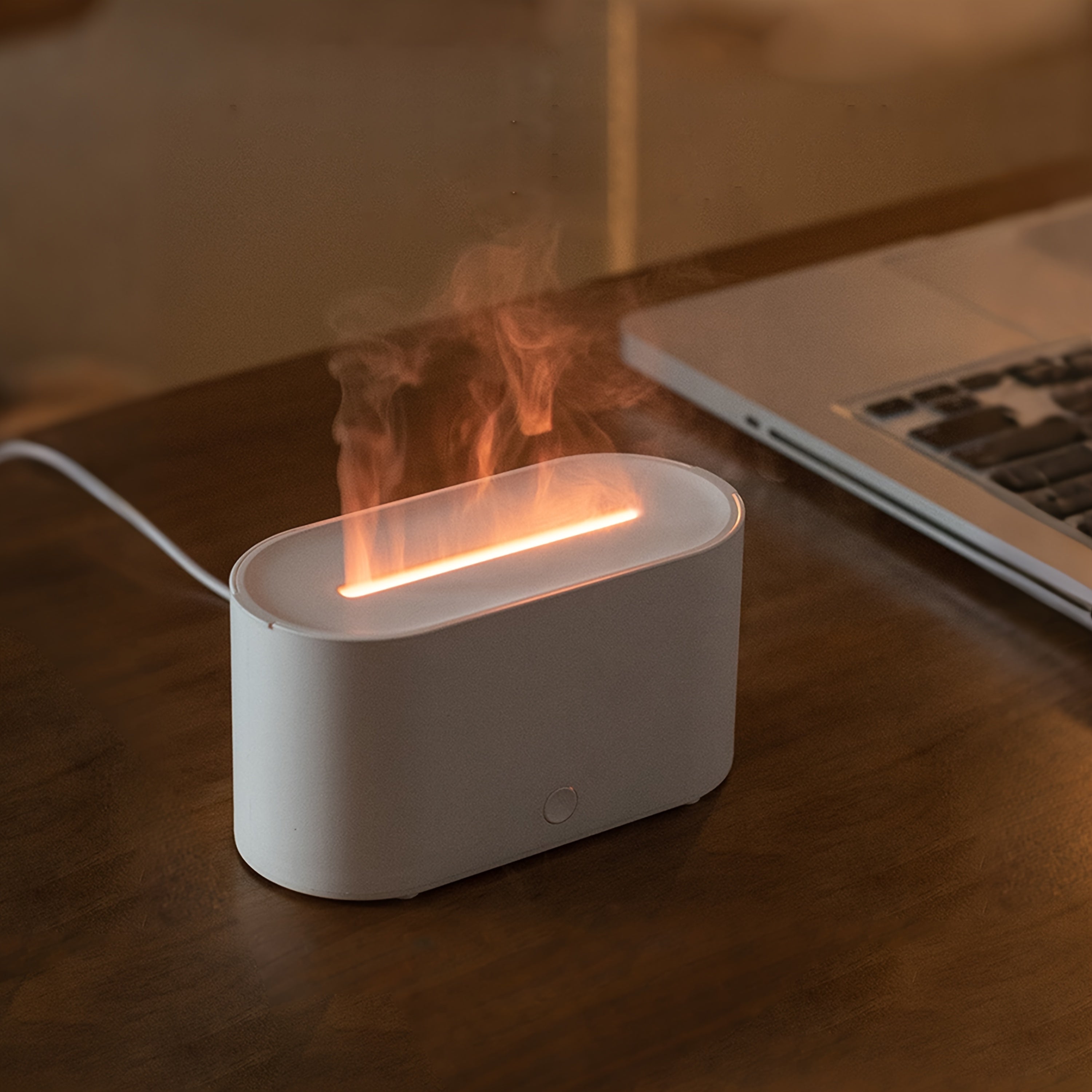 Havo bug'lari namlagich, efir moyi diffuzori, etti rangli kechki chiroq, yotoqxona, uy