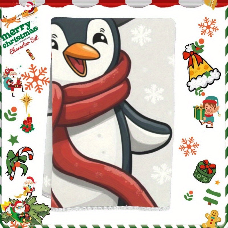 Christmas Wall Decor 18x66cm Snowflakes Tree Deer Snowman Gift Decoration