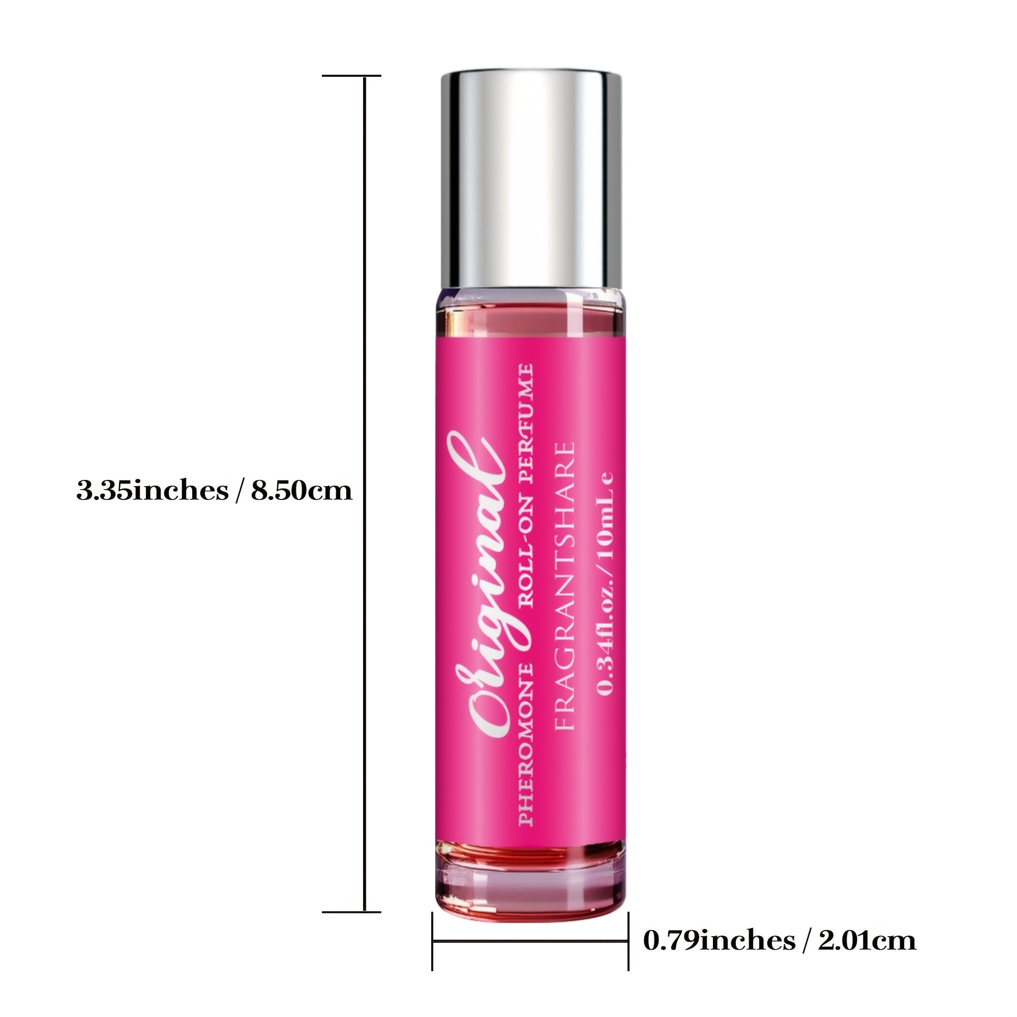 Eau de parfum roll-on floral con feromonas para mujer 0.34 fl oz perfume duradero a base de alcohol