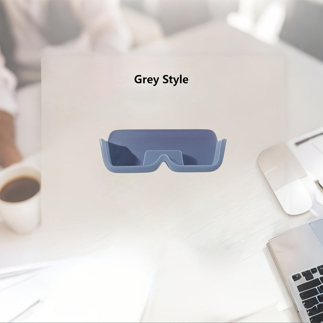 Wall-Mounted Glasses Storage Box for Bathroom Bedroom Organizer