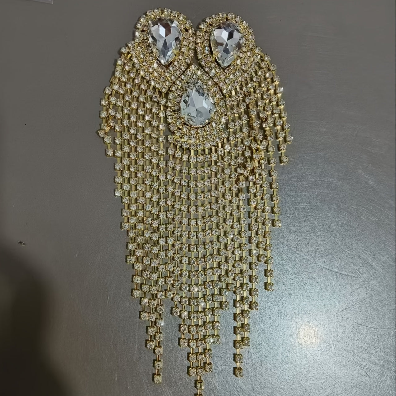 Maydonchalar va kostyumlar uchun rhinestone bilan bezatilgan kiyim-kechak aksessuarlari