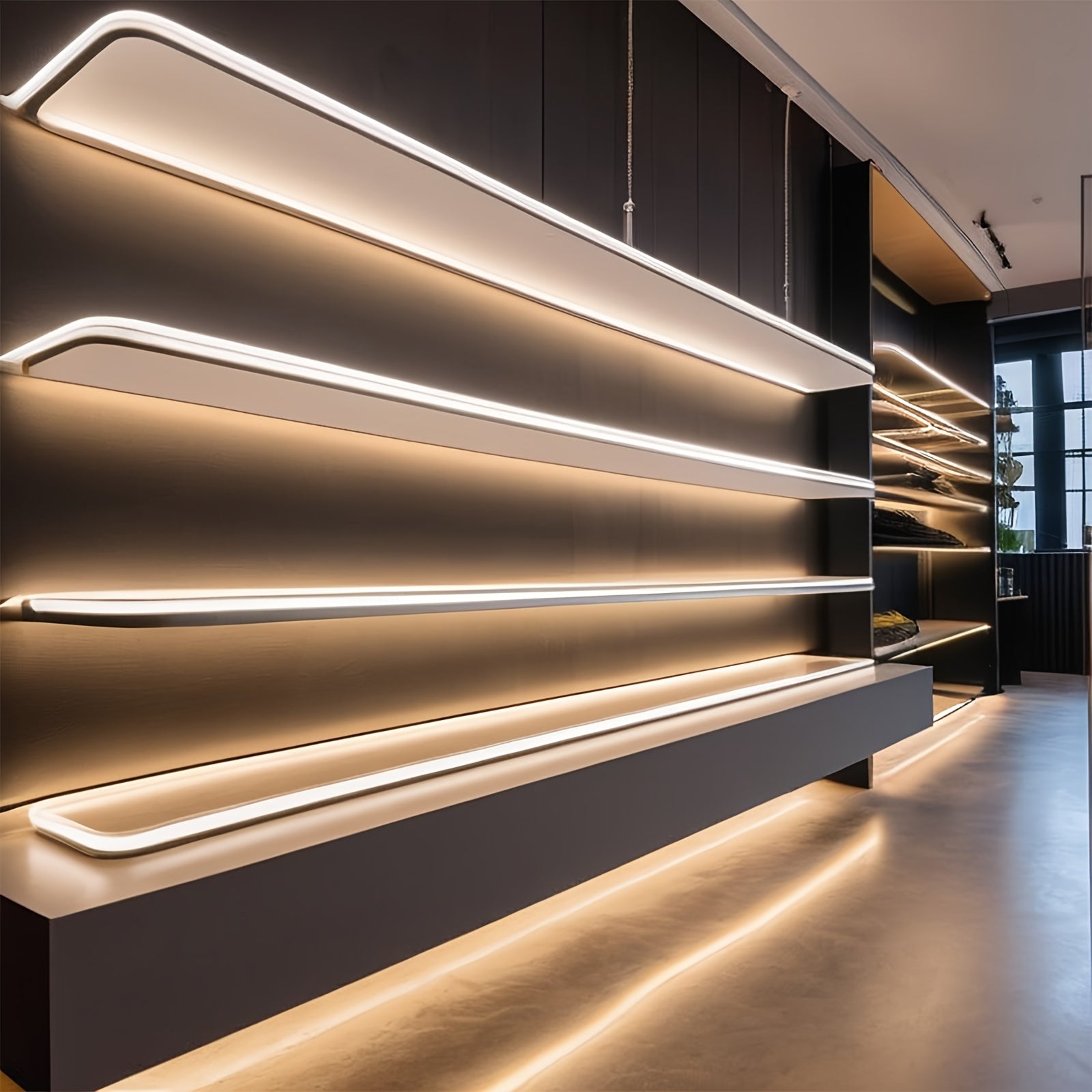 USB Neon Light Strip Dimmable Warm White Touch Control for Home Decor and Ambiance