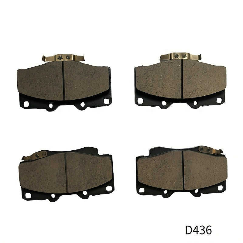 Juego de 4 pastillas de freno de cerámica para SUVs reemplazo delantero resistente al calor