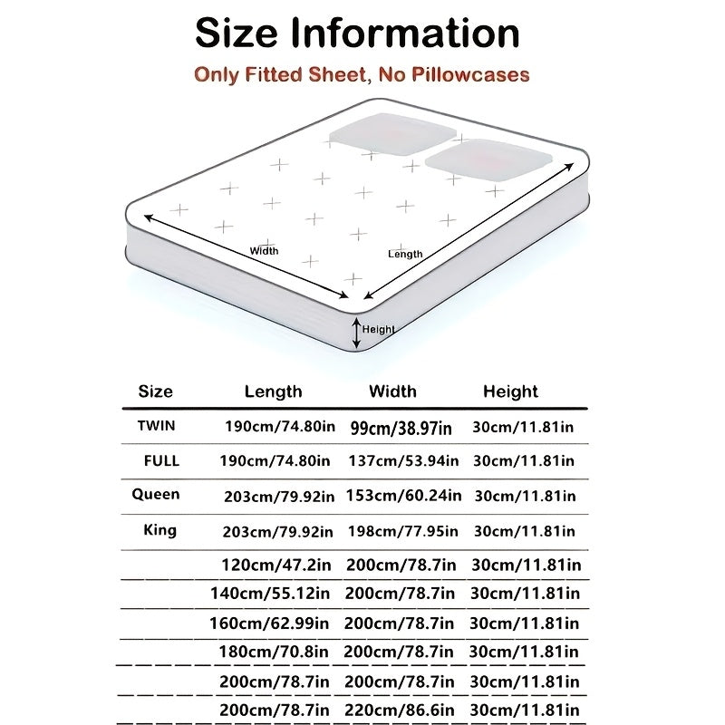 Soft Mattress Protector Waterproof Fitted Sheet Cover White for Bed Bedroom Hotel Dormitory