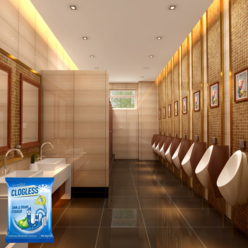 3/6/10 Piezas Desatascador en Polvo para Drenaje de Fregadero sin Zapata para Cocina y Baño