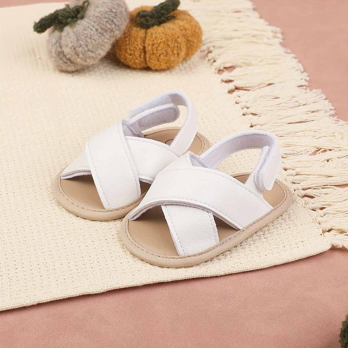 Chaqqaloq nafas oladigan och oyoqli bolalar sandallari, yopishmaydigan taglik, yozgi kundalik, chaqaloqlar uchun, jigarrang va oq