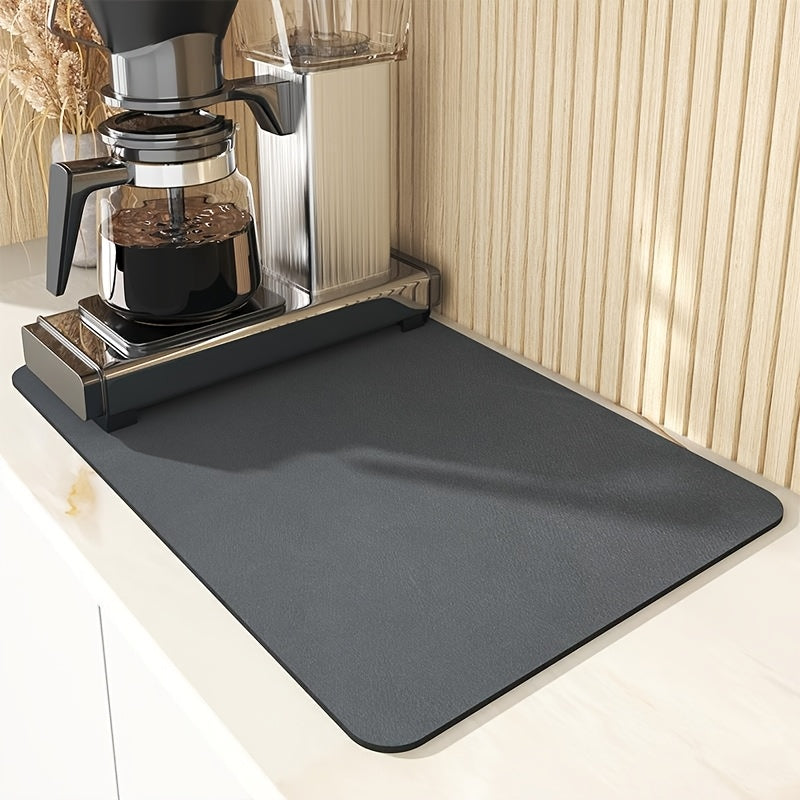 Waterproof Kitchen Dish Drying Mat with Heat-Resistant Anti-Slip Backing
