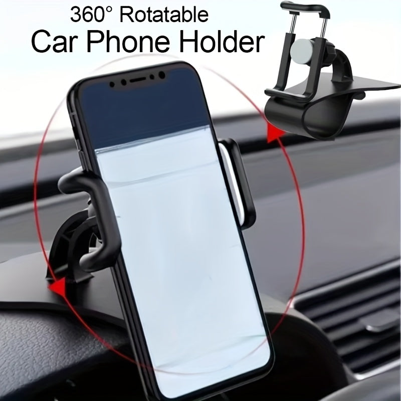Universal avtomobil telefon uchun tutqich 360° burilish sozlanadigan o'rnatish uchun smartfonlar