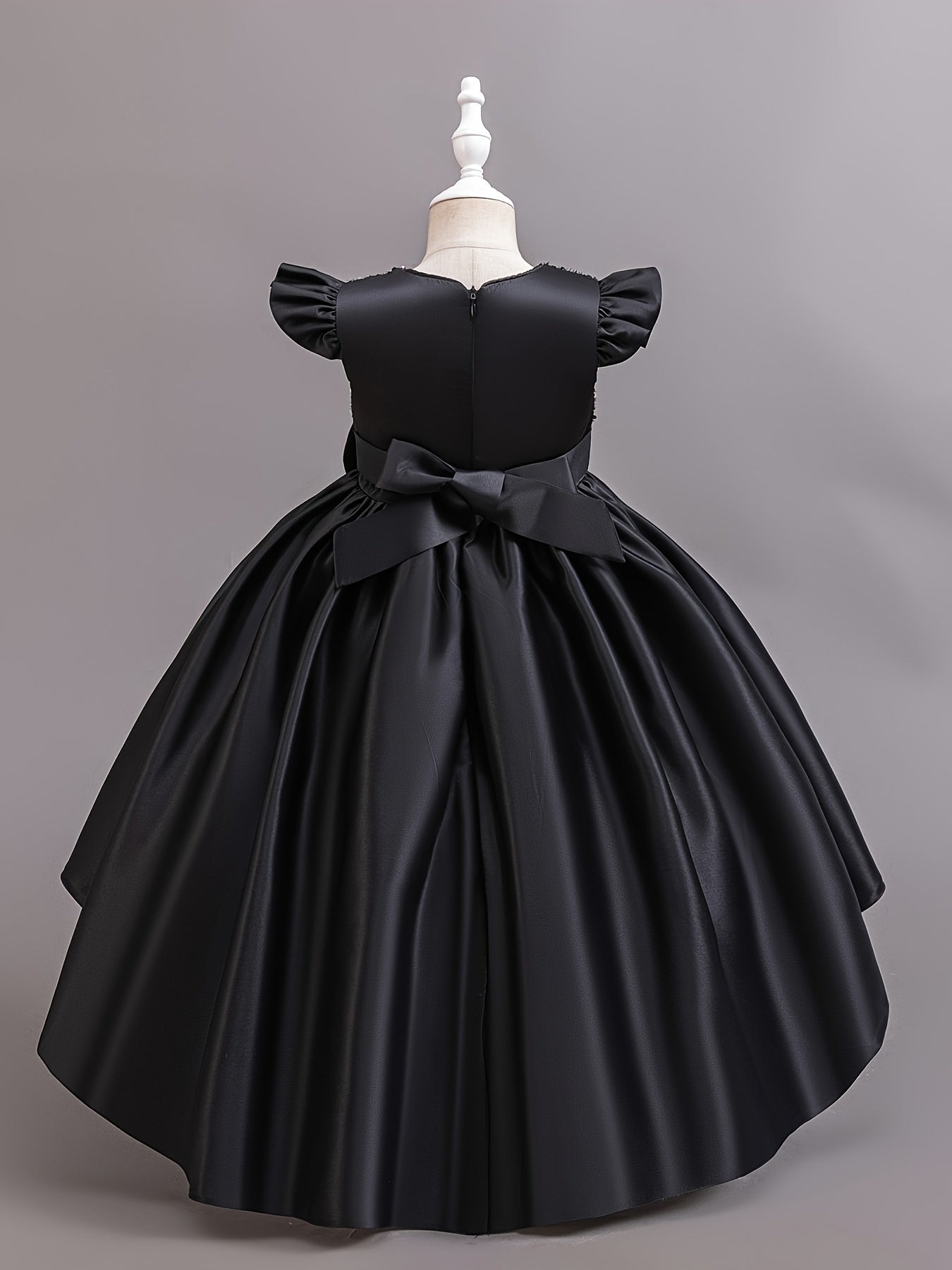 Girls' Sequin Princess Dress for Girls 12 and Under Polyester for Parties Vacations