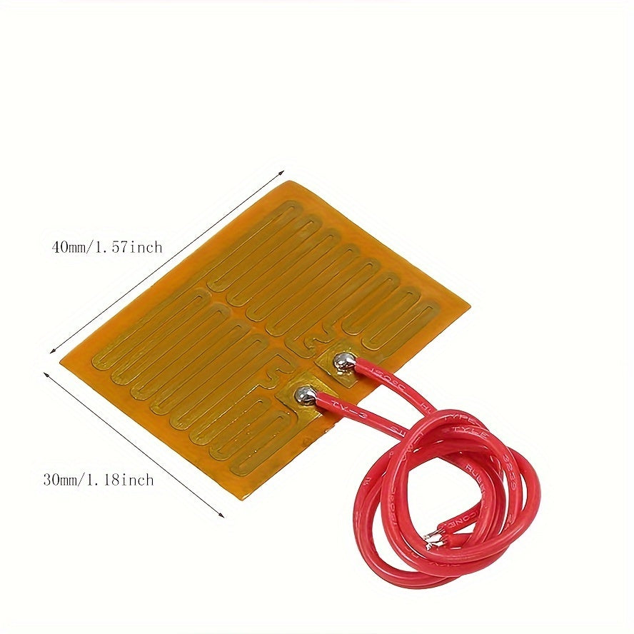 Electric Heating Film Pad for Oil Tanks Defogging 10-100mm 5V 12V 24V