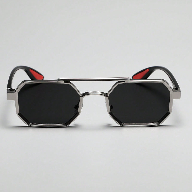 Unisex Metal Geometric Decorative Eyewear for Outfits