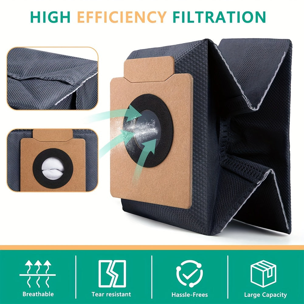 12-Pack Dust Bags for Robot Vacuum with Large Capacity for X10 Pro Omni and X8 Pro