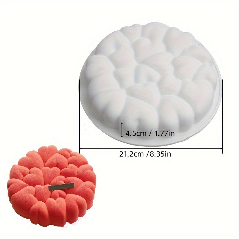 Silicone Cake Mold Set for Holiday Celebrations, Decorative Desserts, Various Designs