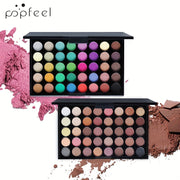 Women Eyeshadow Palette 40 Colors Glitter Matte Earth Tones Macaron Shades
