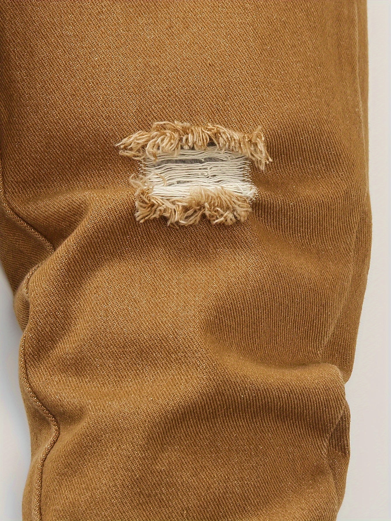 Denim Long-Sleeved Suit for Men and Children with Elastic Waist for Spring and Autumn