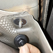 10 piezas de sujetadores de plástico para la placa de aislamiento del chasis del coche, tuercas de guardabarros