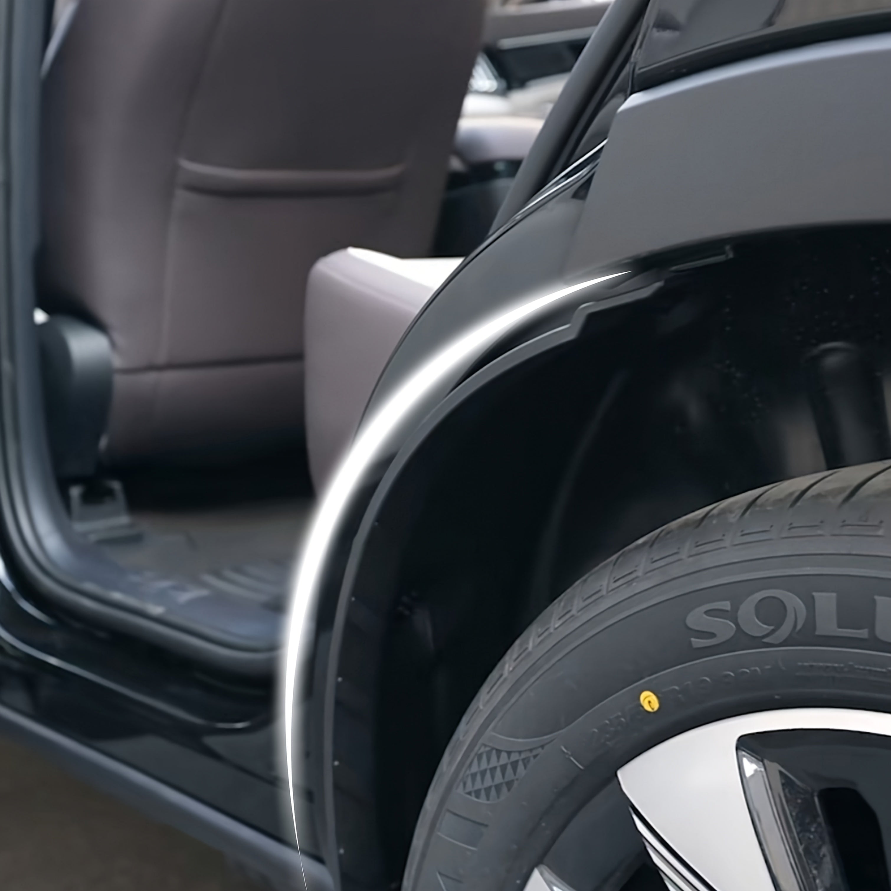 2шт черные пластиковые брызговики для автомобиля для защиты колес внедорожника, прочные, легкая установка