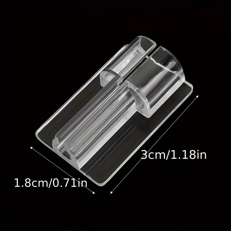 Transparent Cable Clips for Mobile Phone Charging Cables Pack of 5