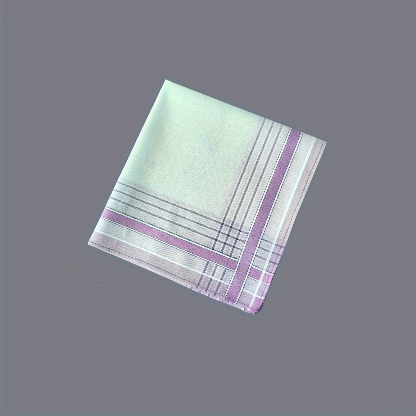 Erkaklar va ayollar uchun chiziqli dizayndagi 6 ta paxta sharf to'plami