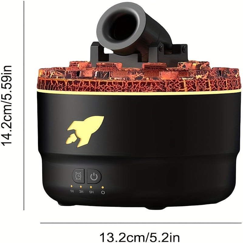 Ultrasonic Colorful Crack Design Aroma Humidifier for Home Desktop