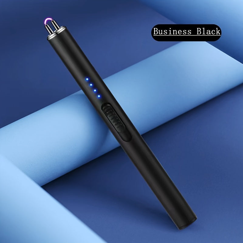 Gradient Color Arc Lighter USB Rechargeable Electric Candle Gas Stove