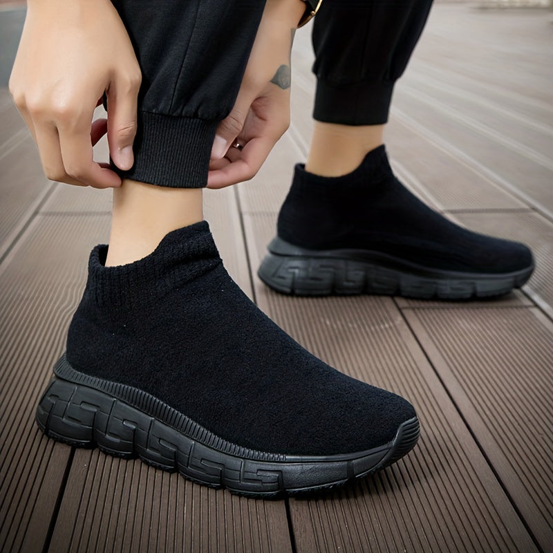 Men's Slip-On Sneakers Athletic Lightweight Breathable Casual Shoes