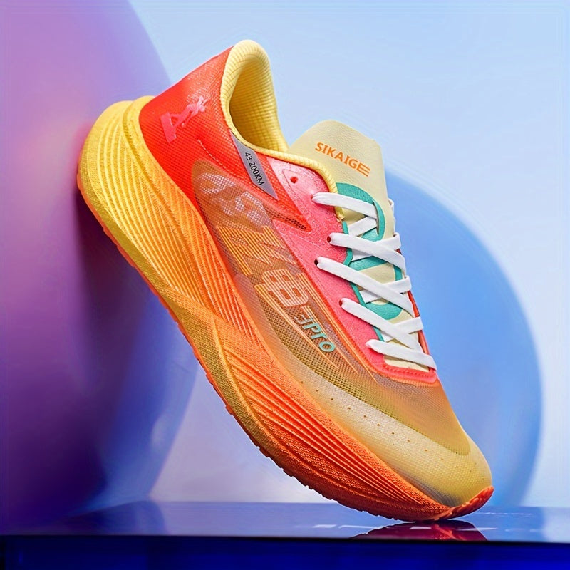 Men's Lightweight Mesh Running Shoes for Outdoor Workouts Non-Slip Shock Absorption