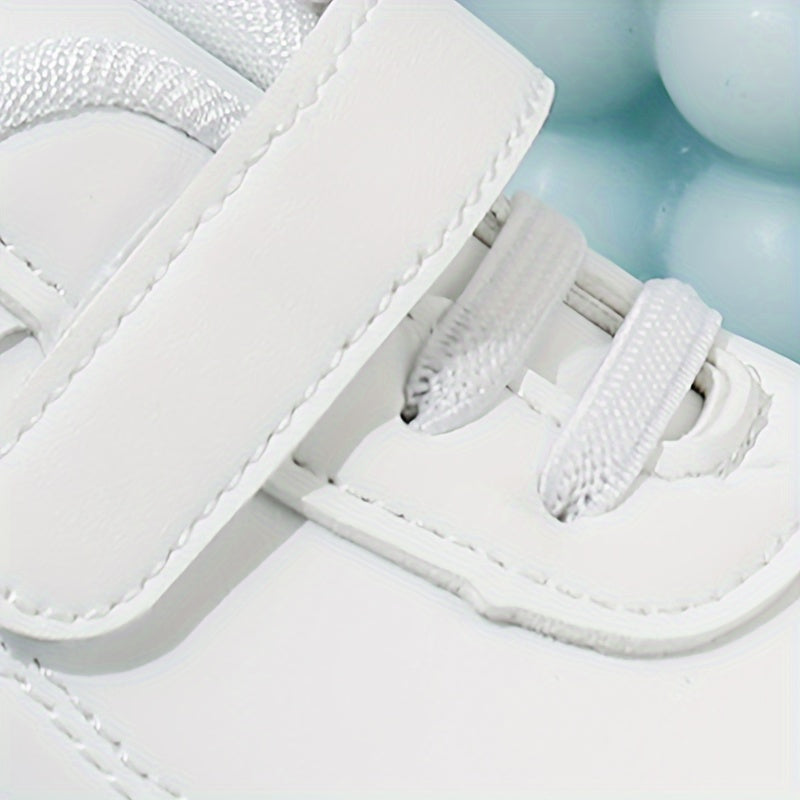 Unisex School Casual Shoes for Boys and Girls One-Strap Campus Sneakers with Rubber Sole