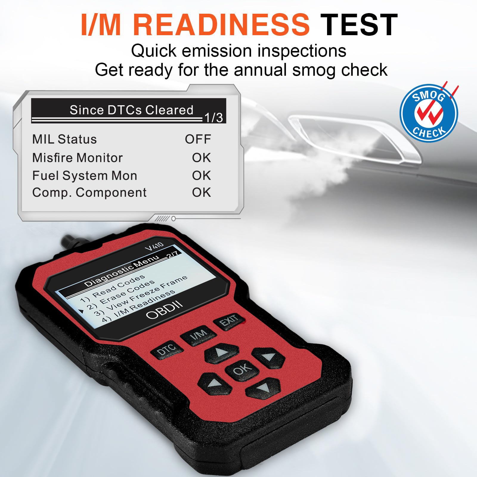 Диагностический сканер для автомобилей, считыватель кодов, инструмент OBDII, код ошибок с живыми данными