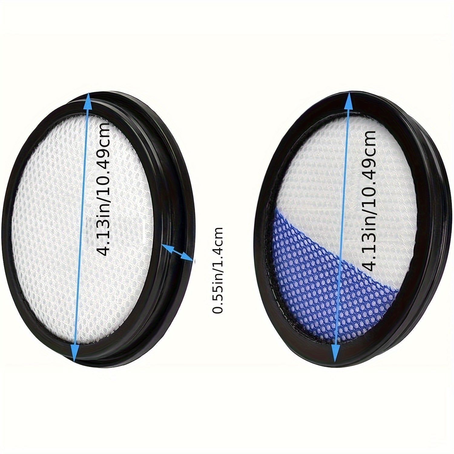 Mustahkam Plastik Changyutgich Filtrlari - 6 ta to'plam Eureka Rapid Clean Pro Stick modellari NEC180, NEC185, NEC186, NEC190 bilan mos keladi