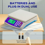 Aniq raqamli oshxona tarozi - 29.94KG/0.2oz gacha ushlab turadi, aniq LCD ekran, avtomatik nolga qaytarish va o'chirish, oziq-ovqat uchun xavfsiz, batareya bilan ishlaydi (AA batareyalar alohida sotiladi)