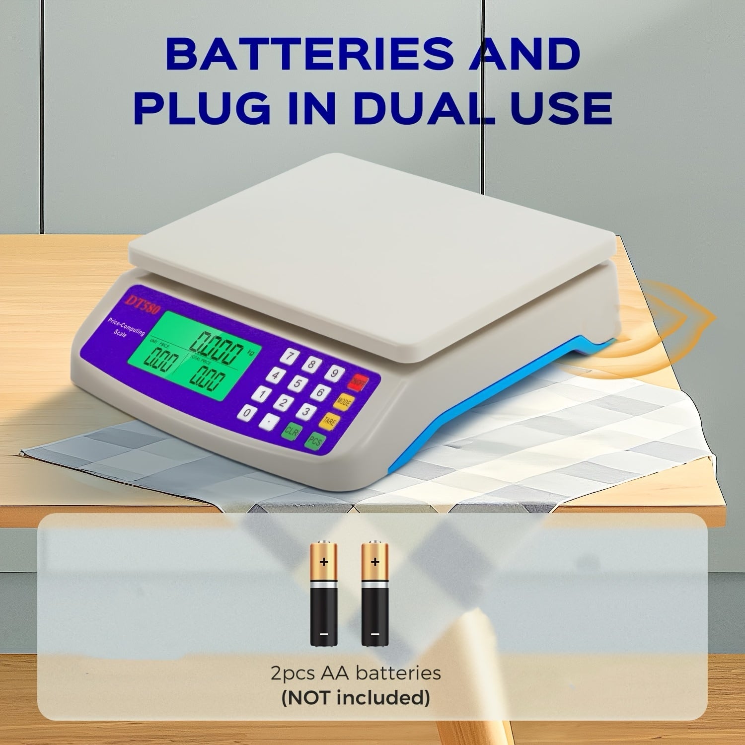 Aniq raqamli oshxona tarozi - 29.94KG/0.2oz gacha ushlab turadi, aniq LCD ekran, avtomatik nolga qaytarish va o'chirish, oziq-ovqat uchun xavfsiz, batareya bilan ishlaydi (AA batareyalar alohida sotiladi)
