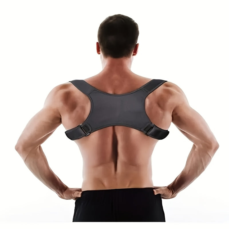Men's Posture Corrector Polyester Blend Casual Back Support Hunchback Prevention